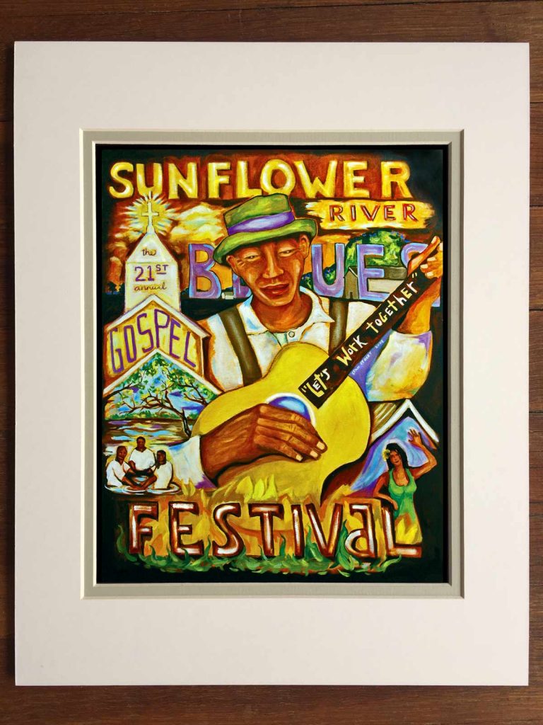 Sunflower Blues Festival Stan Street Hambone Gallery